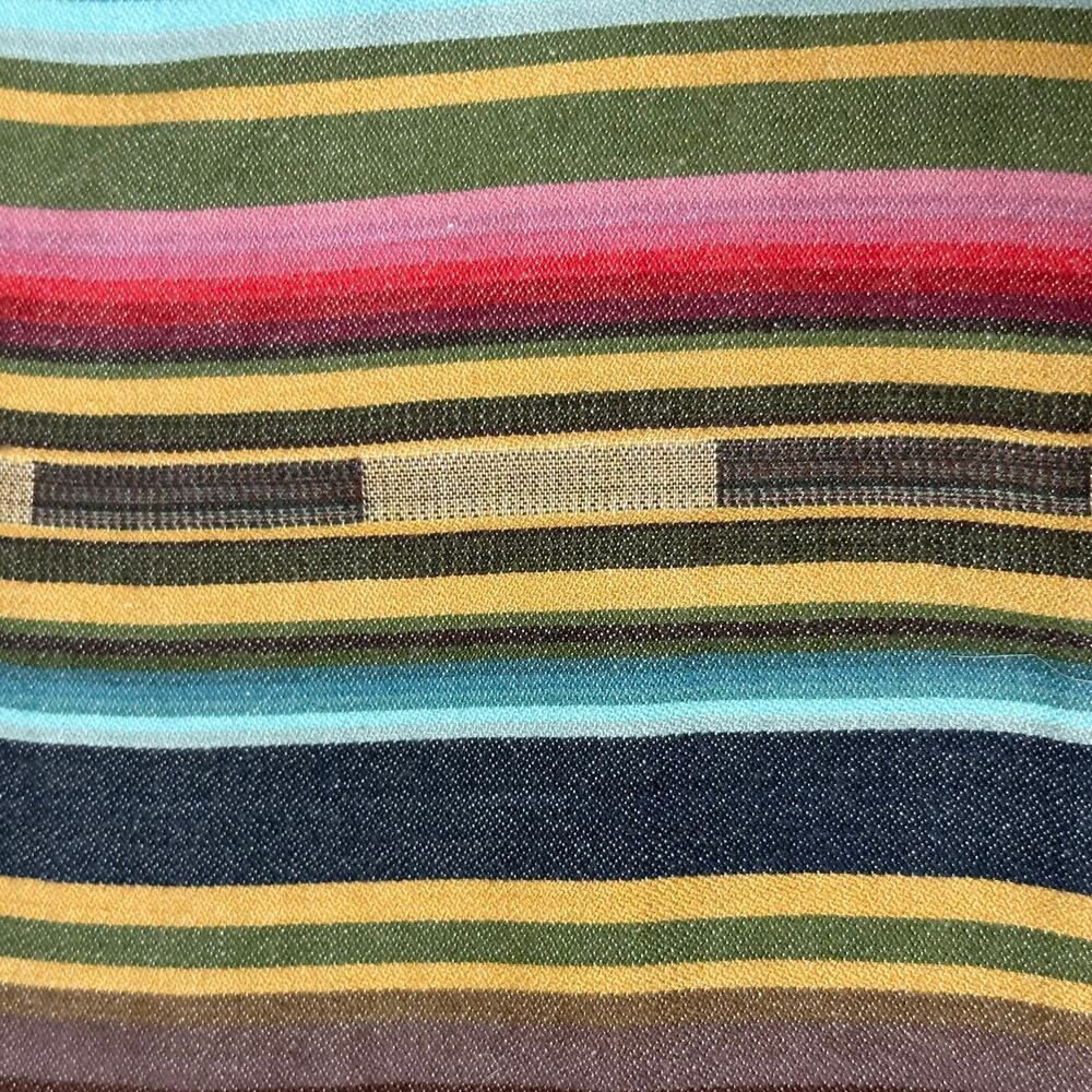 Tasha Polizzi Pearl Snap Western Shirt Serape Stripe Rodeo Cowgirl Sz M - Picture 5 of 8